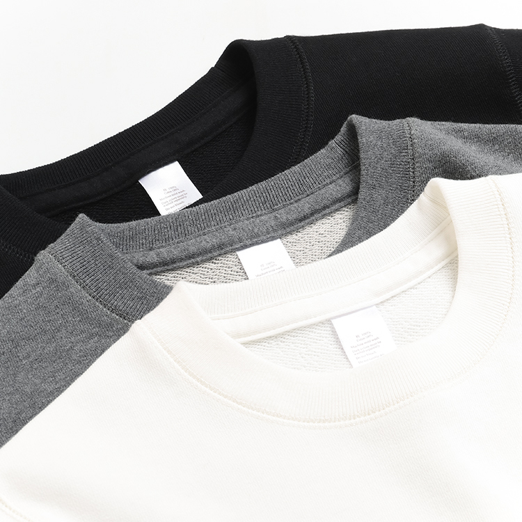 480g阿美咔叽重磅全棉毛圈圆领卫衣男美式复古休闲运动百搭外套春