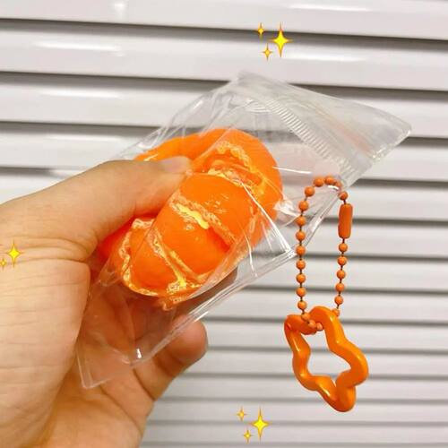 Orange Squeeze Toy Ball Super Soft Mud Stress Relief Fidget