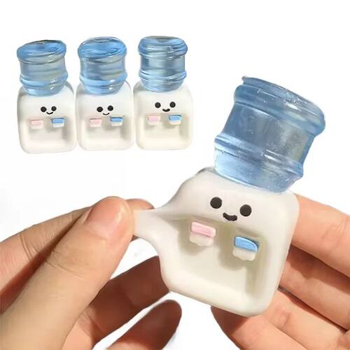 Cute Water Dispenser Squeeze Fidget Toy Soft TPR Cartoon Sha
