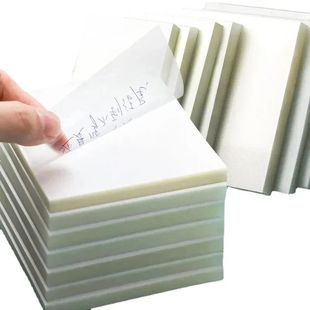 50Sheets/pcs Transparent Memo Pad Waterproof Sticky Note Pad