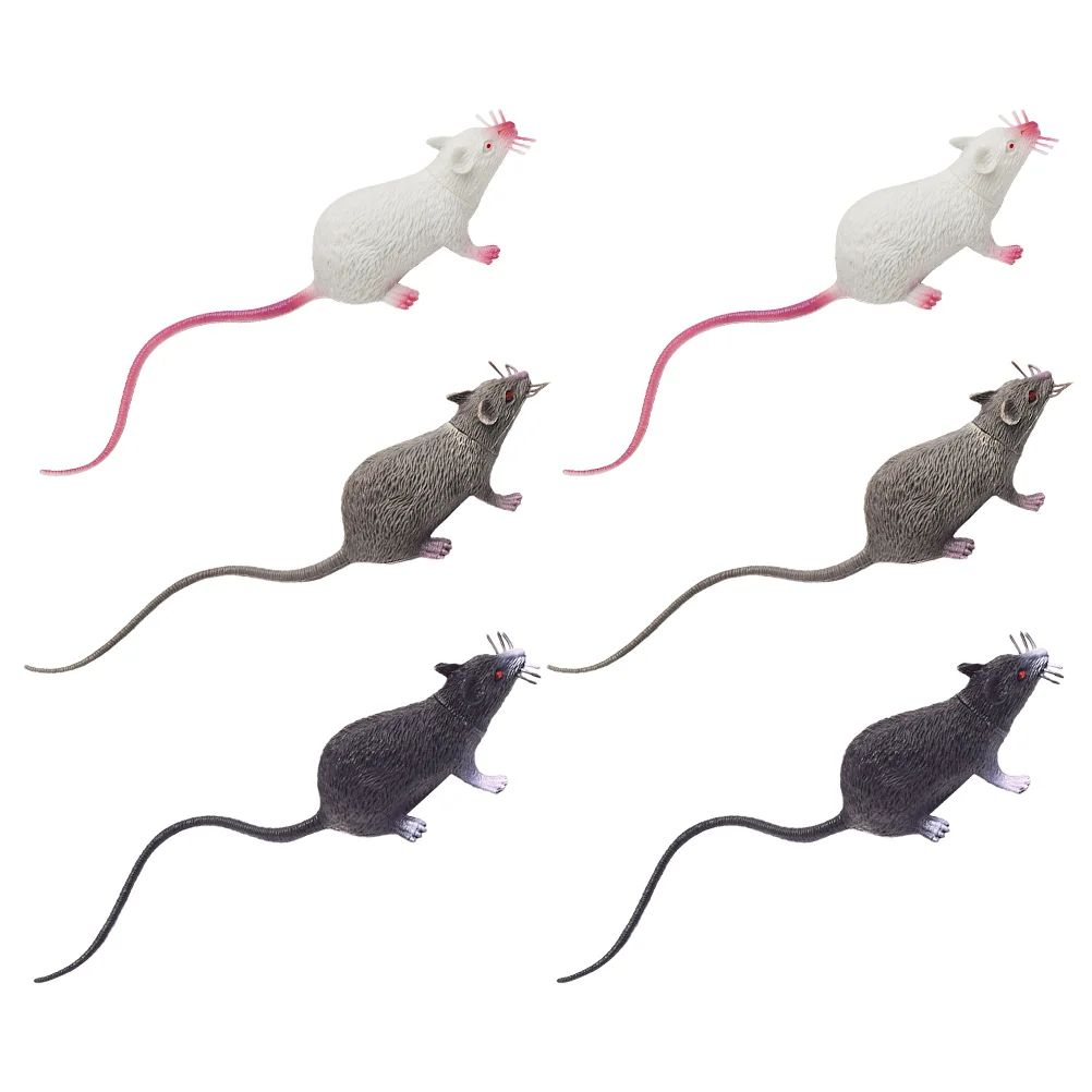 Simulation Mouse Rats Shape Toys Cat Halloween Fake Interest