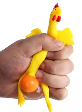 1PC Funny Fidgets Keychains Novelty Antisss Squeeze Laying E