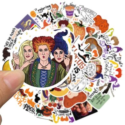 50PCS Halloween Witch Hocus Pocus Stickers  Horror Decal Ska