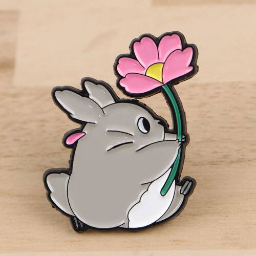 Cute Animal Enamel Pin Anime Movie Badges on Backpack Women'