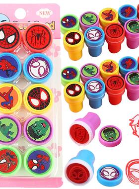10/30Pcs Spiderman Stamps Party Favors Spidey and His Amazin