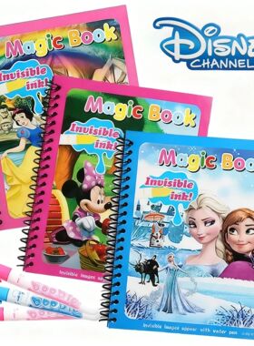 Anime Frozen Water Painting Drawing Books Diy Graffiti Toys