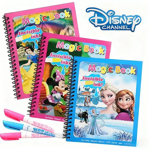 Anime Frozen Water Painting Drawing Books Diy Graffiti Toys
