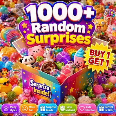 1000+Pieces/Kinds Assorted Squishy Figures Blind Box Surpris