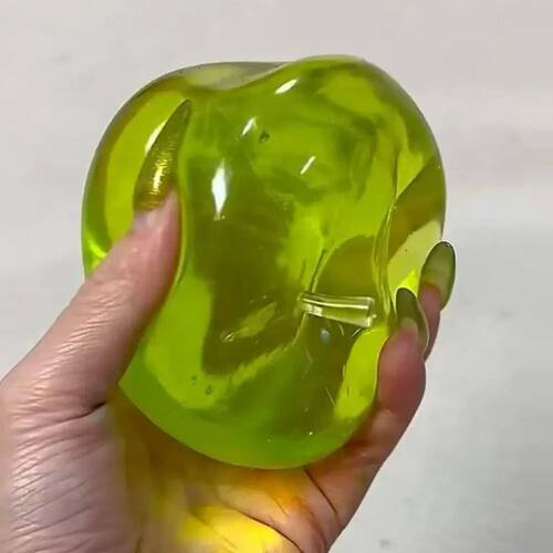 1/2Pcs Squishy Green Apple Stress Ball Soft Fidget Sensory T
