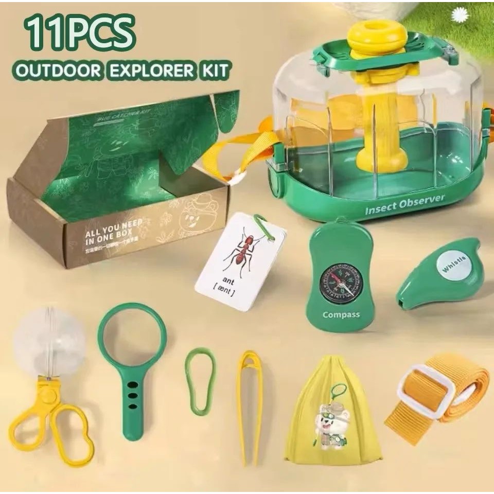 Kids Outdoor Adventure Nature Exploration Toys Insect Observ