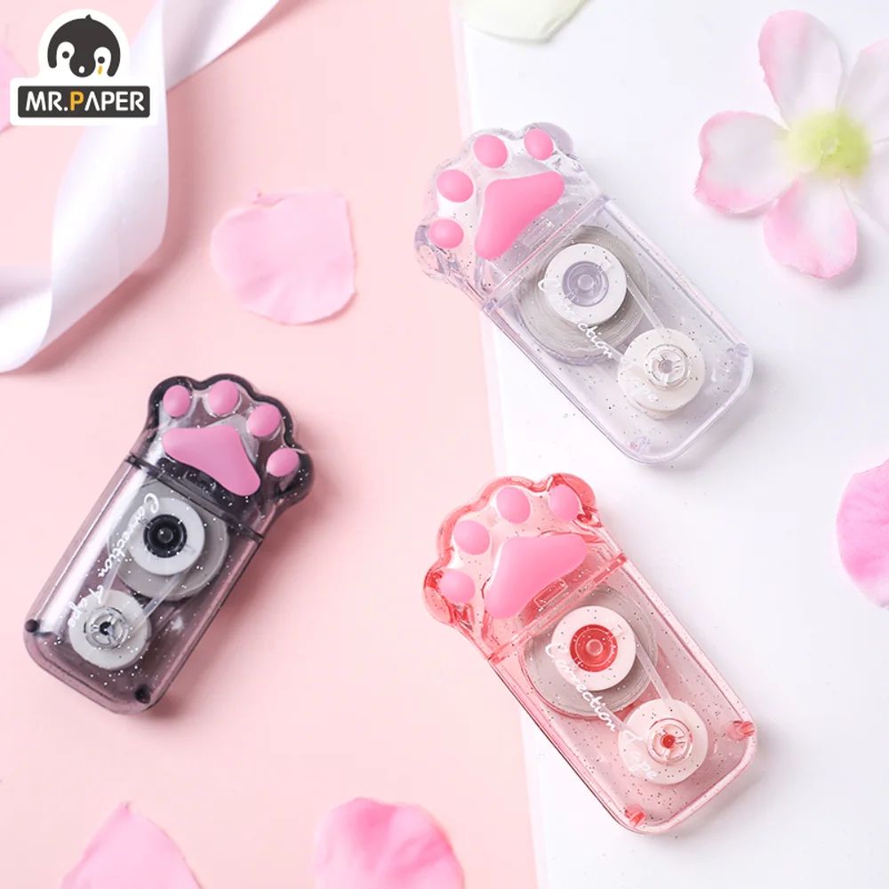 Mr. Paper 3 Style Cute Cat Claw Correction Tape Creative Lar