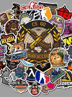 50pcs Csgo Sticker  Sticker Pack Anime Stickers For