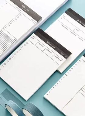 Creative Daily Schedule Memo Pad To Do List Time Sticky Note