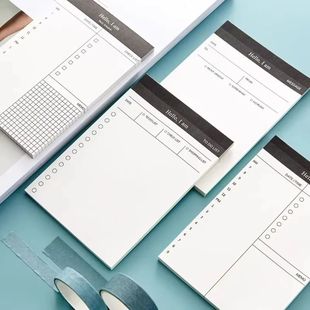 Creative Daily Schedule Memo Pad To Do List Time Sticky Note