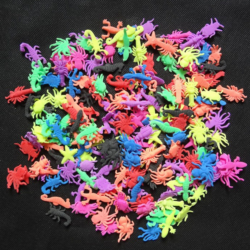 100Pcs/50Pcs Water Growing Toys Ocean Forest Animals Magic E