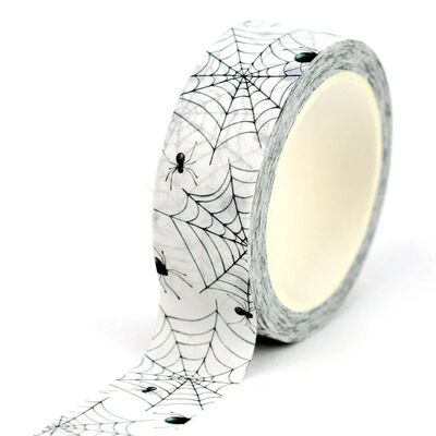1X 10M Decor Spider Web Halloween Washi Tape for Scrapbookin