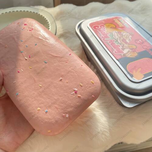 Sticky Box Cake Squishy Toy Slow Rising Squeeze Toy Butter I