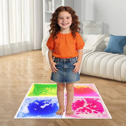 Visual Sensory Mat Liquid Safe Soft Non Toxic for Toddler Pr
