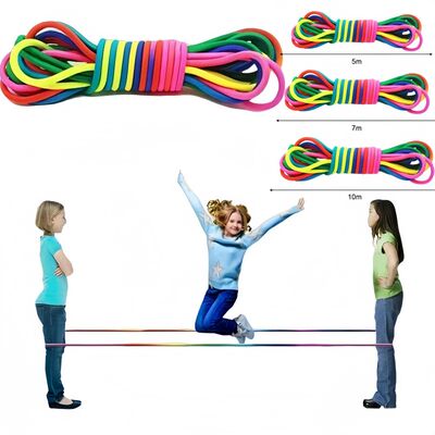 5-10m Jump Rope Rubber Band Motion Toy Kids Skipping Rope Ro