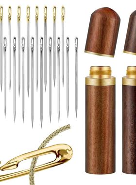 Stainless Steel Side Holes Blind Needles Elderly Hand Sewing