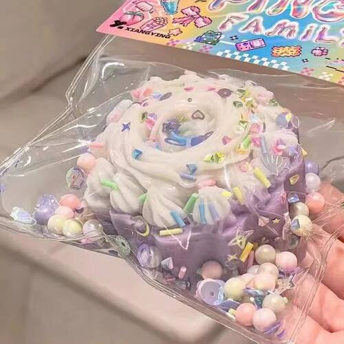Taba Squishy Cake Doughnut Stress Relief Toy Sensory Fidget