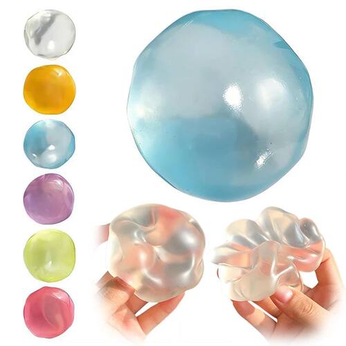 Squishy Coconut Oil Stress Ball Fidget Toys Handmade Transpa