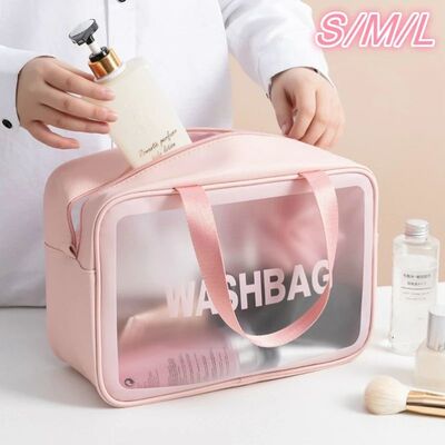 Travel Storage Toiletry Organize Women Waterproof PVC Cosmet