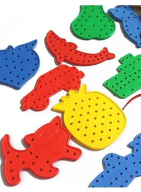 Threading Busy Board Montessori Toys For Toddlers Rompecabez