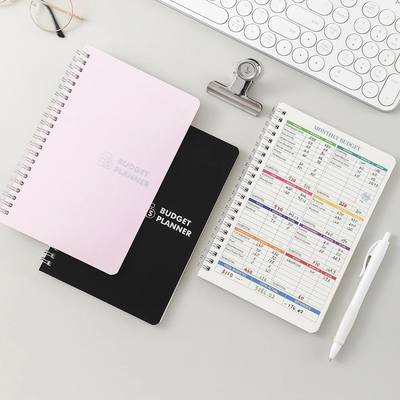 50 sheets Budget Planner Monthly Bill Organizer PVC Hardcove