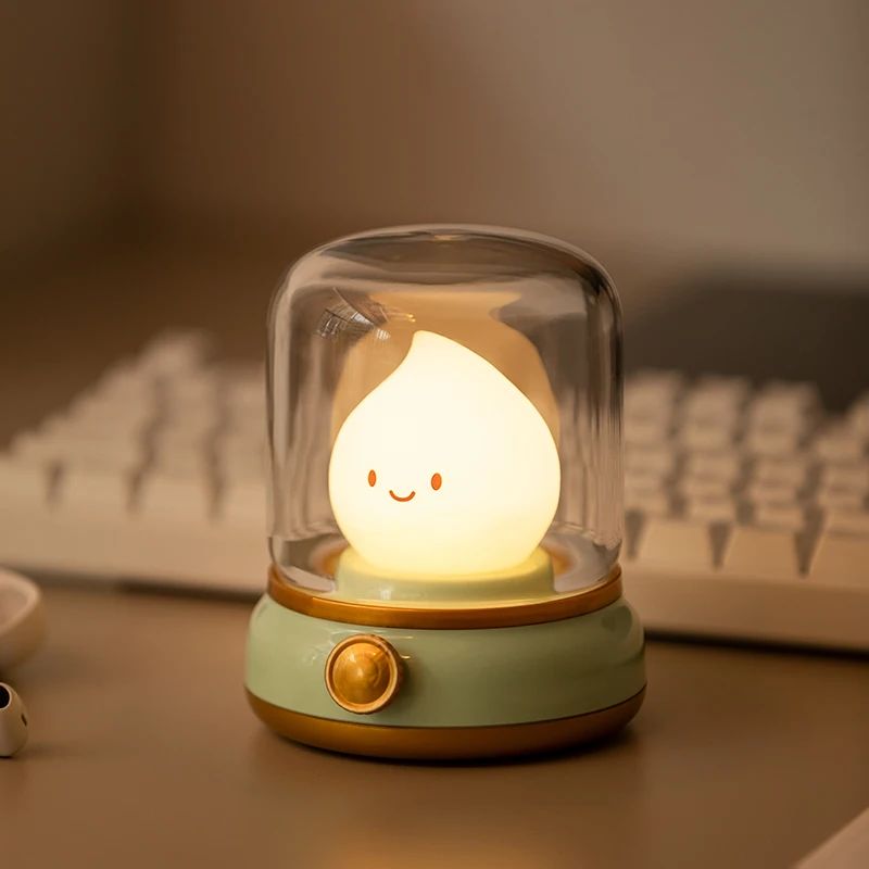 Mini Desktop LED Cute Night Lamp Creative USB Rechargeable P