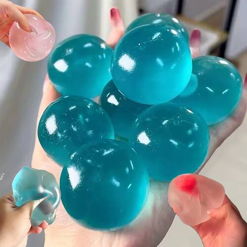 Blue strawberry Maltose Squishy Toys Anti Stress Fidgets Sof
