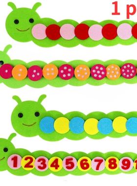 Montessori Toys Felt Finger Number Math Toys Children Learn