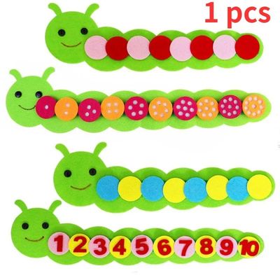 Montessori Toys Felt Finger Number Math Toys Children Learn