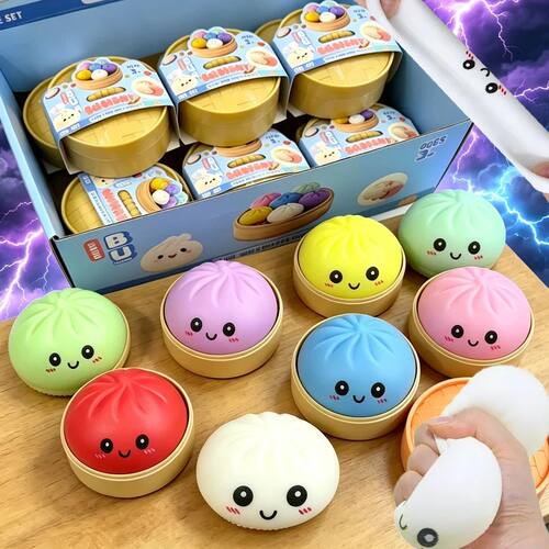 Dumpling Pressure Dumpling Squishies Kawaii Mini Food Shape