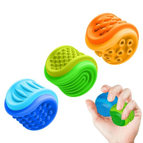 Textured Sensory Stone Fidget Toys Silicone Sss Ball Autism