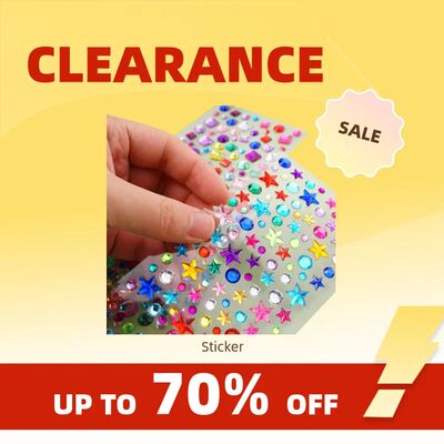 Clearance_Children 3D Gem StickersDIY Acrylic Diamond Crysta