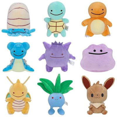 Pokémon Plush Toy Oddish Charmander Eevee Ditto Lapras Drag