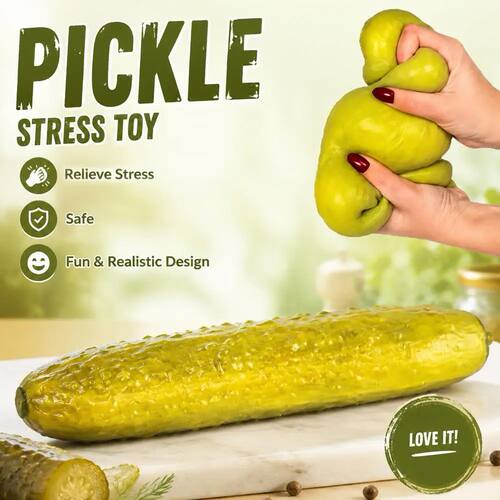 Artificial Pickled Cucumber Squishy Fidget Adult Slow Reboun