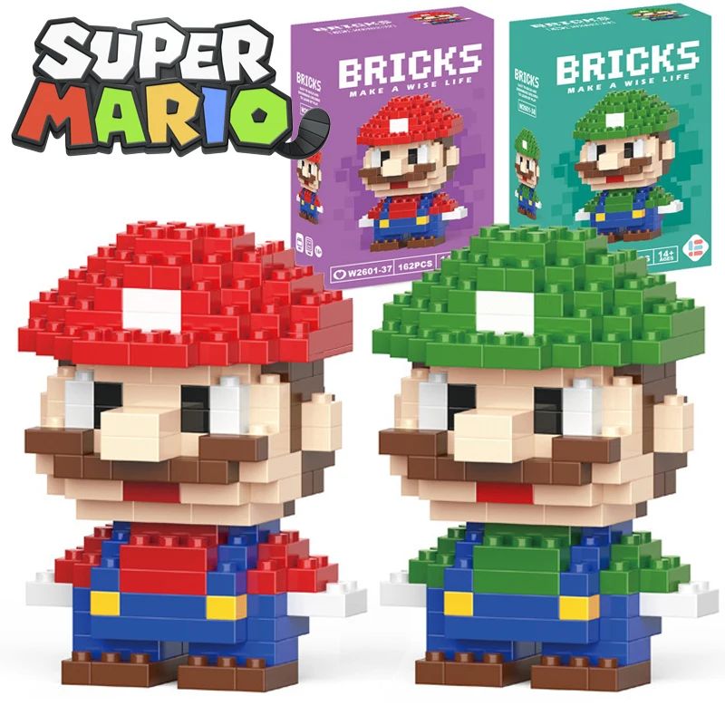 Super Mario Pokeman Toy Building Blacks Lega Blocks Cartoon