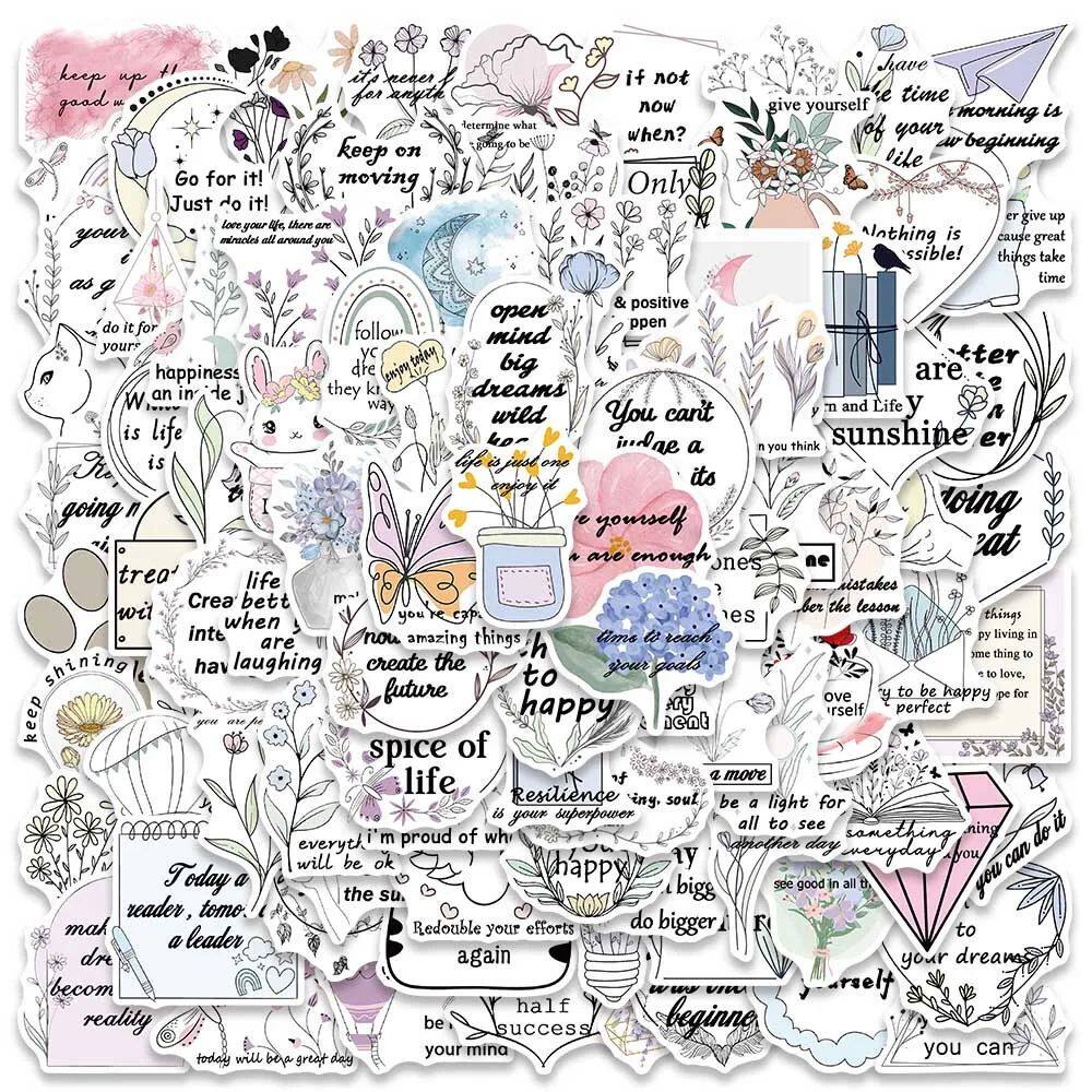 50/100PCS Holy  Biblical Sayings  s Religion Sticker Ch