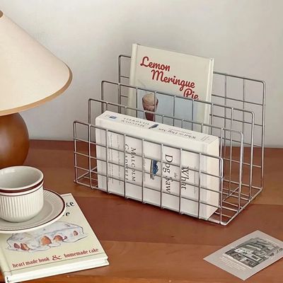 Ins Minimalist Iron Desktop Storage Rack Organizer Table Met