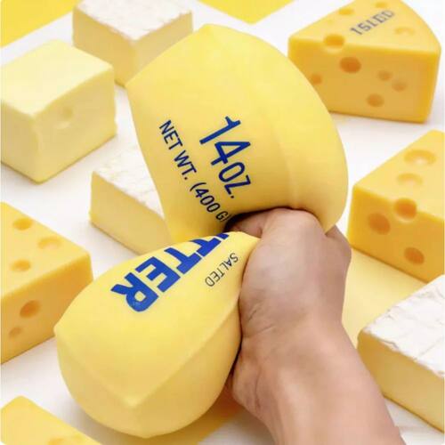 Butter Stick Milk Strip Squishy Toy Slow Rebound Soft Squeez