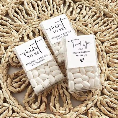 42Pcs Personalized Mint to Be Wedding Stickers Custom Candy