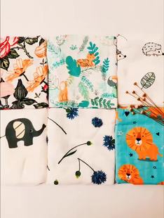 60x60cm Muslin Sequares Swaddle Baby Towels Scarf Swaddle