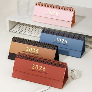 2026 Minimalist Desk Calendar Daily Planner with Checklists