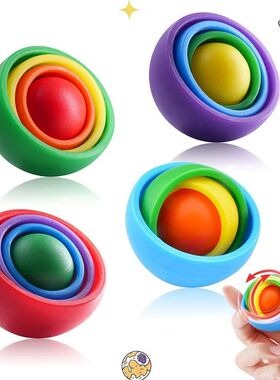 3D Rotation Ball Fidget Gyro Sensory Toys for Kids Teens Adu
