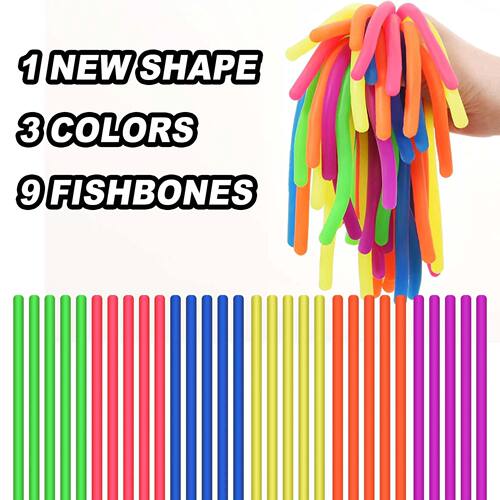 5-50pcs Small Stchy String Noodles Children Sensory Stch Str