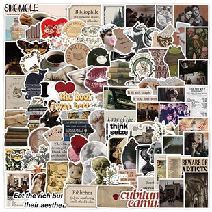 10//50/100PCS Retro Artist PVC Graffiti Stickers Aesthetic D