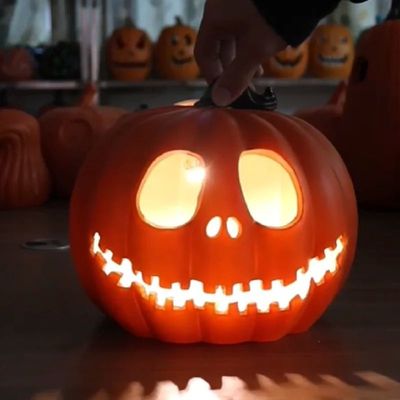 Halloween Pumpkin Led Lamp Lantern Decoration Jack-o Lantern