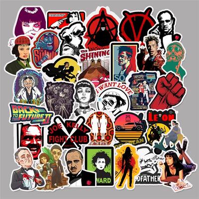 50pcs Classic Movie stickers For Luggage Laptop Art